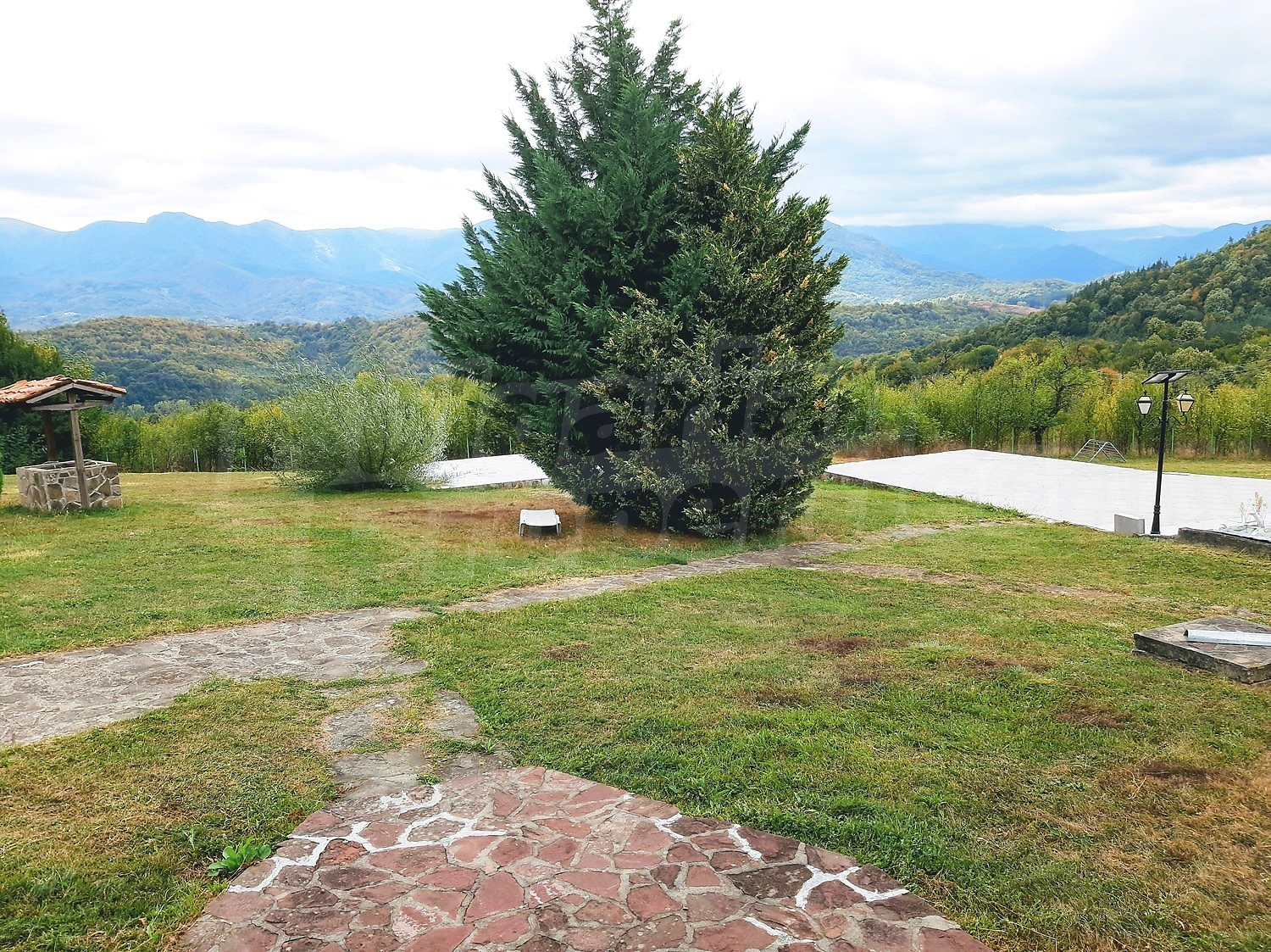 outside, mountain, garden