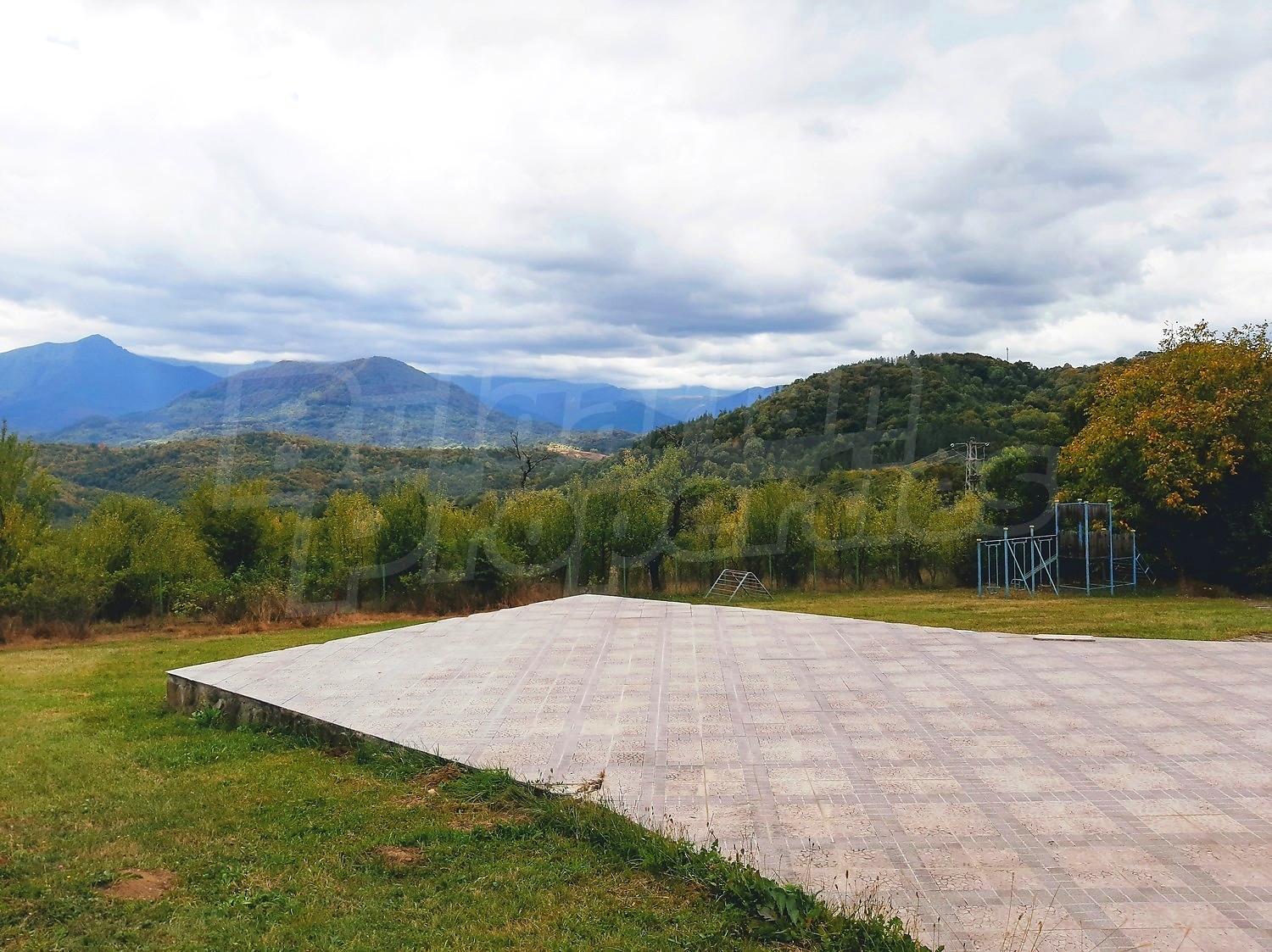 outside, mountain, green area