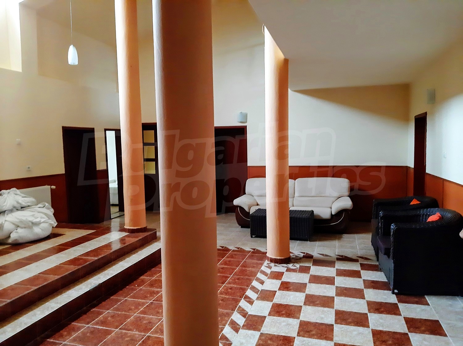 inside, living room, furnished