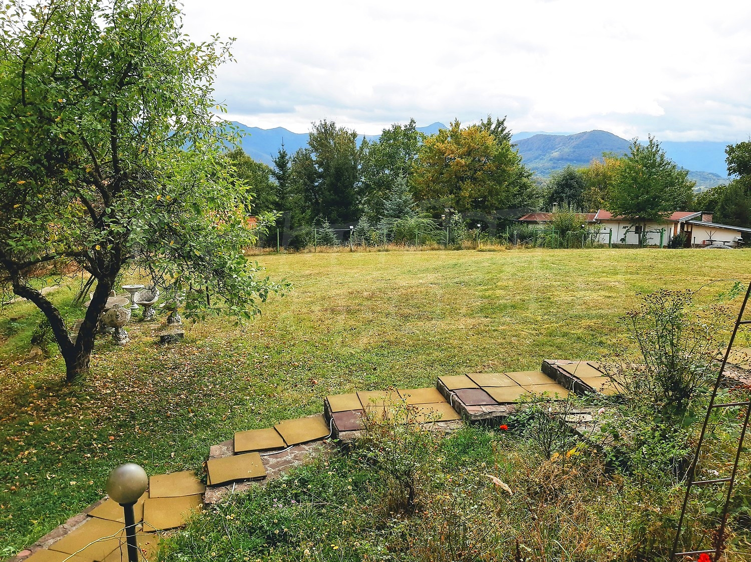garden, mountain, green area