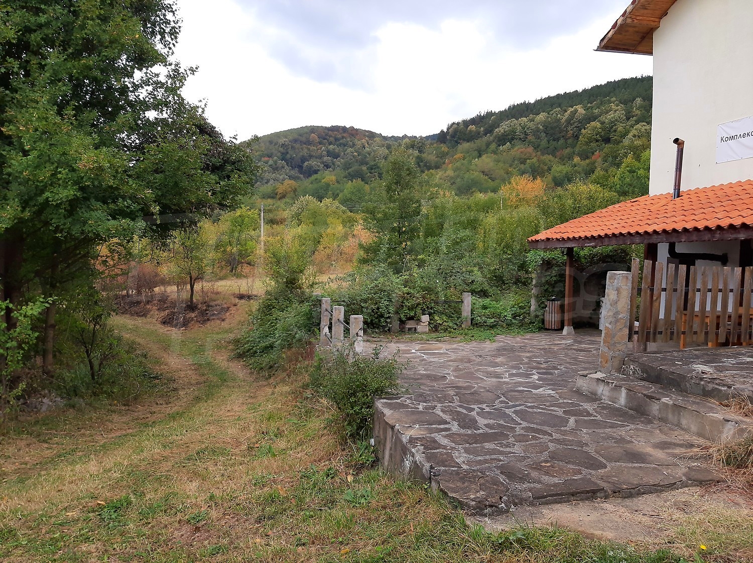 outside, facade, green area, mountain