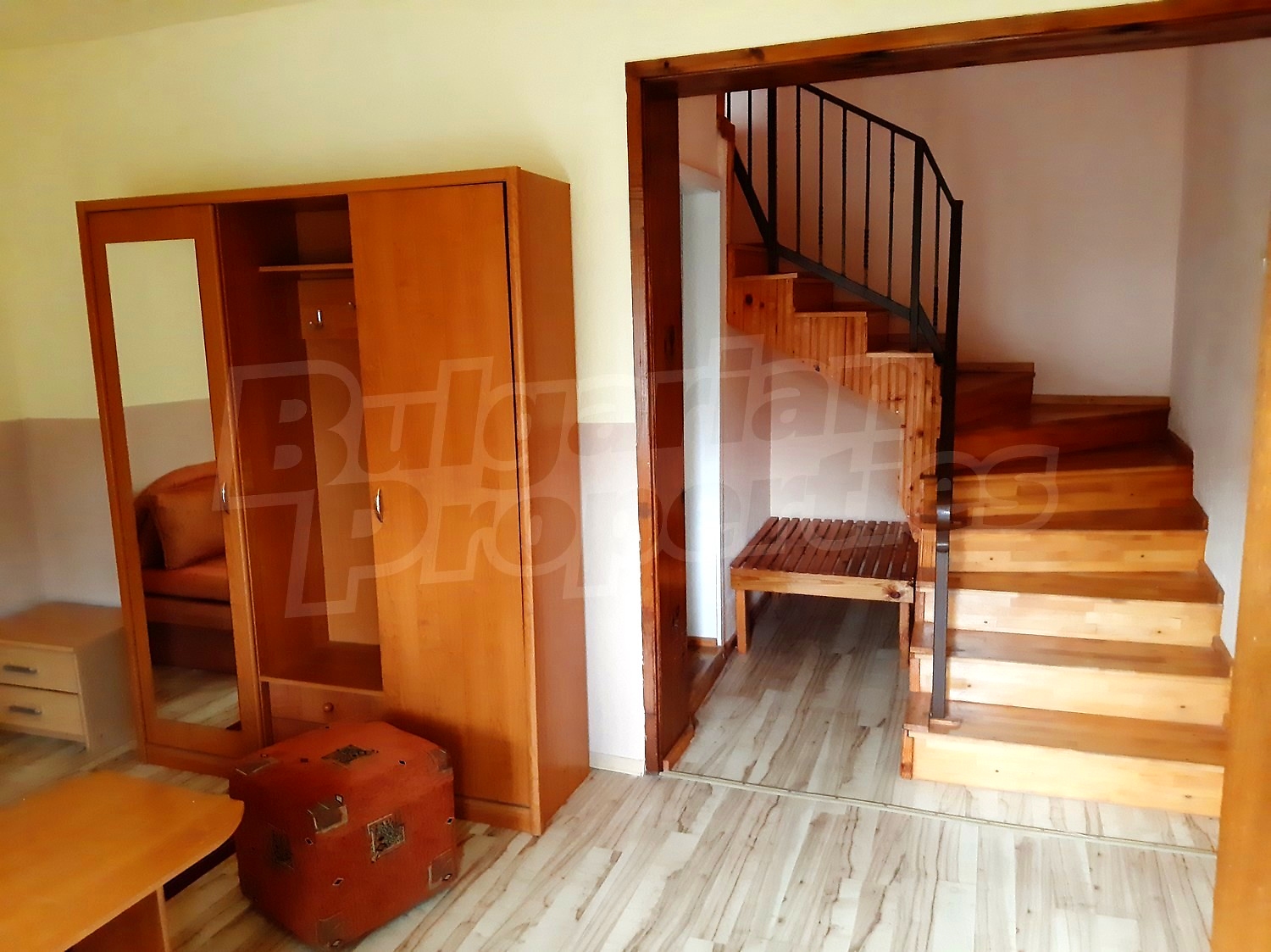 inside, stairs, furnished