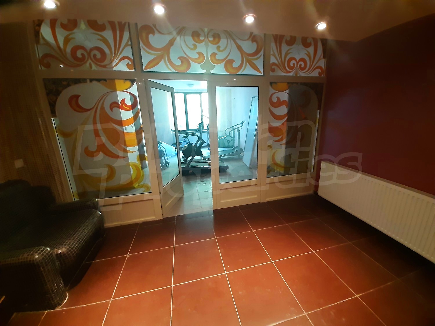 inside, furnished
