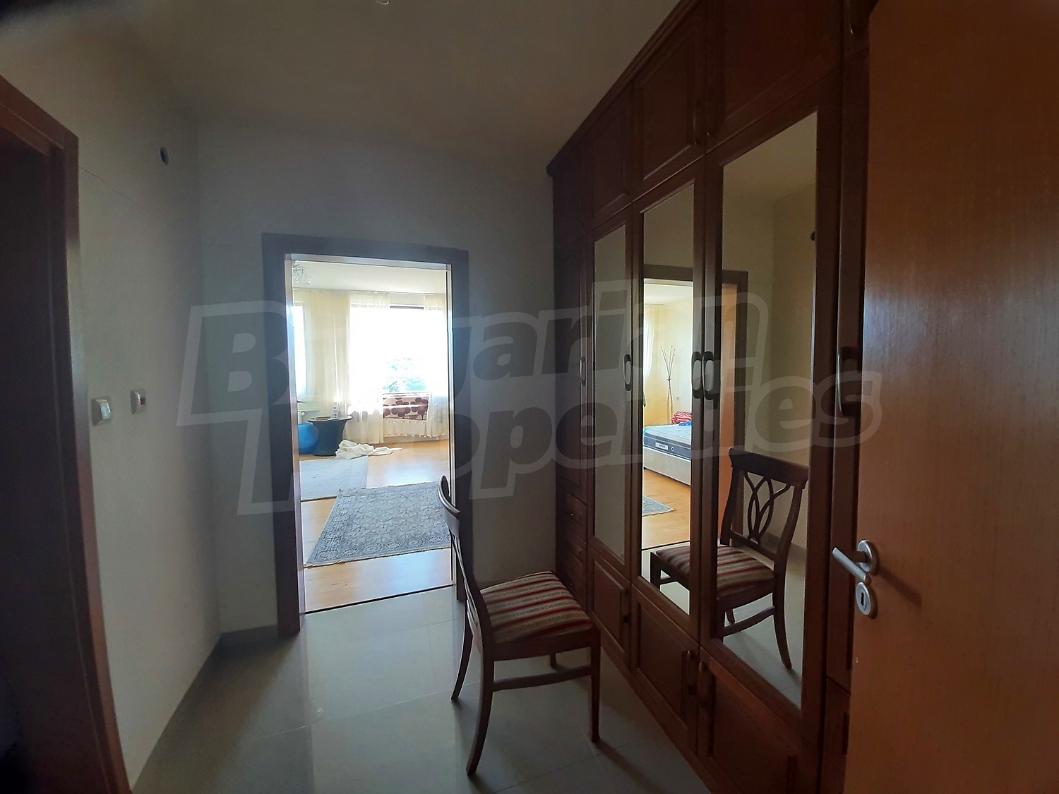 inside, hallway, bedroom