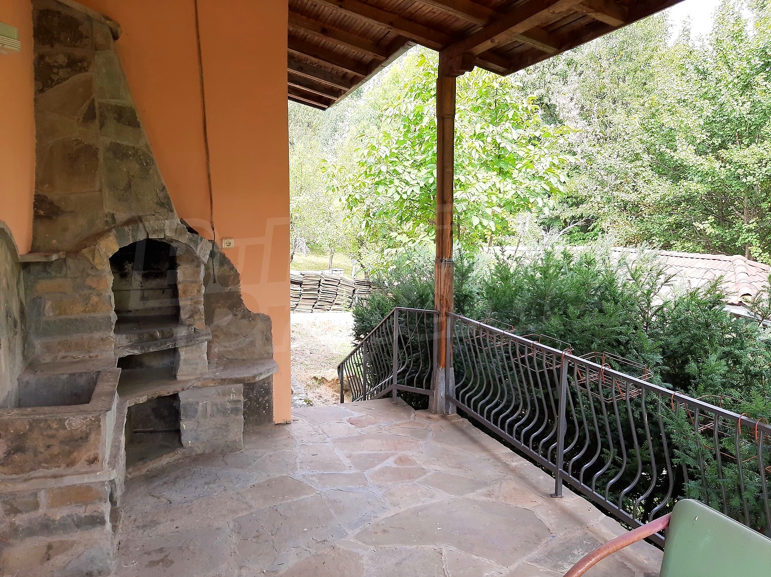 balcony, outside, garden