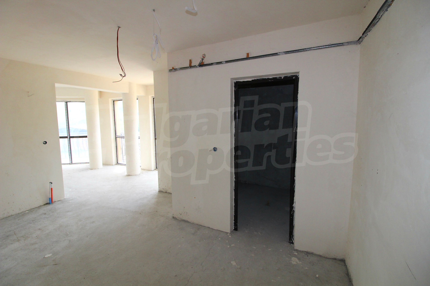 inside, view from balcony