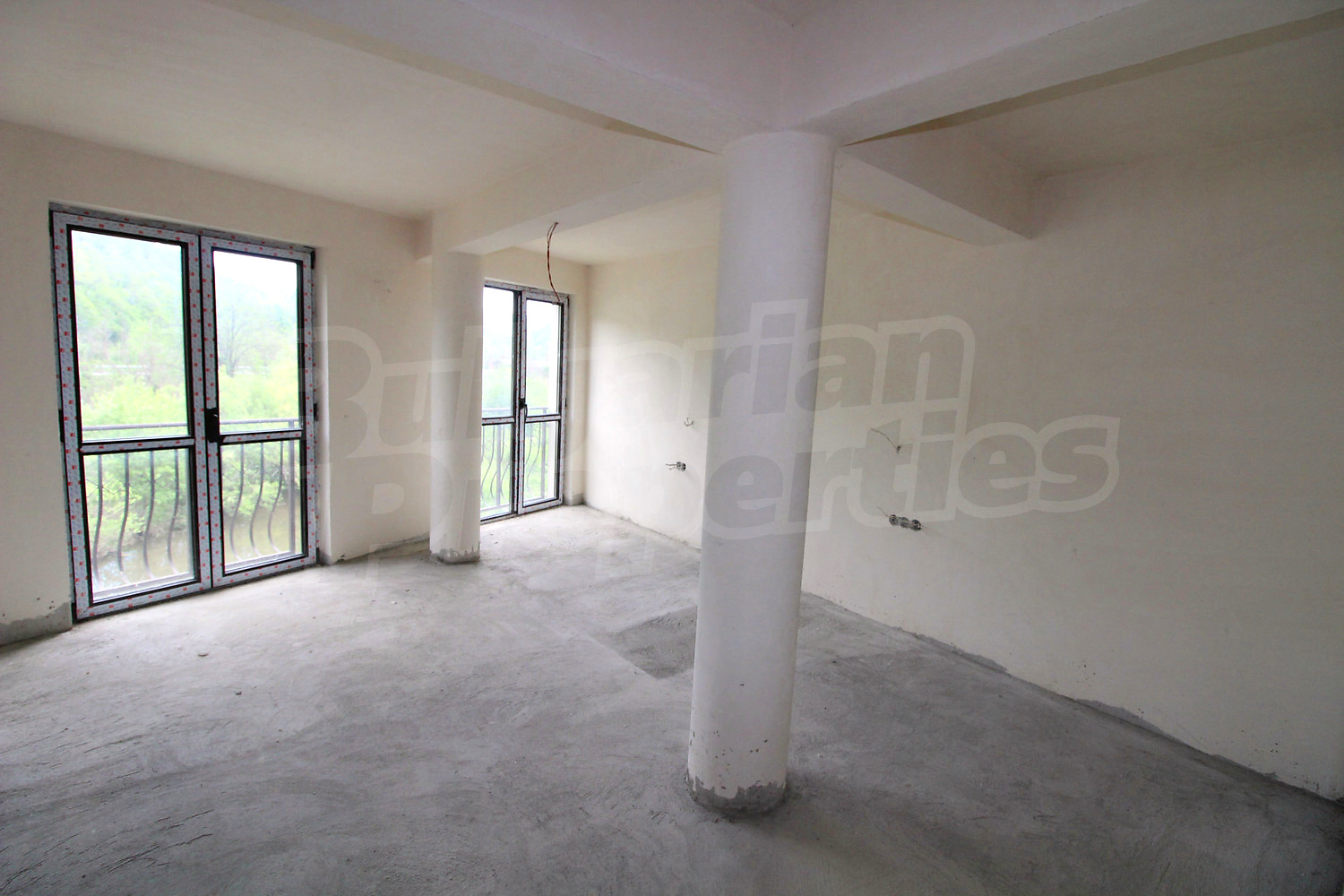 inside, view from balcony