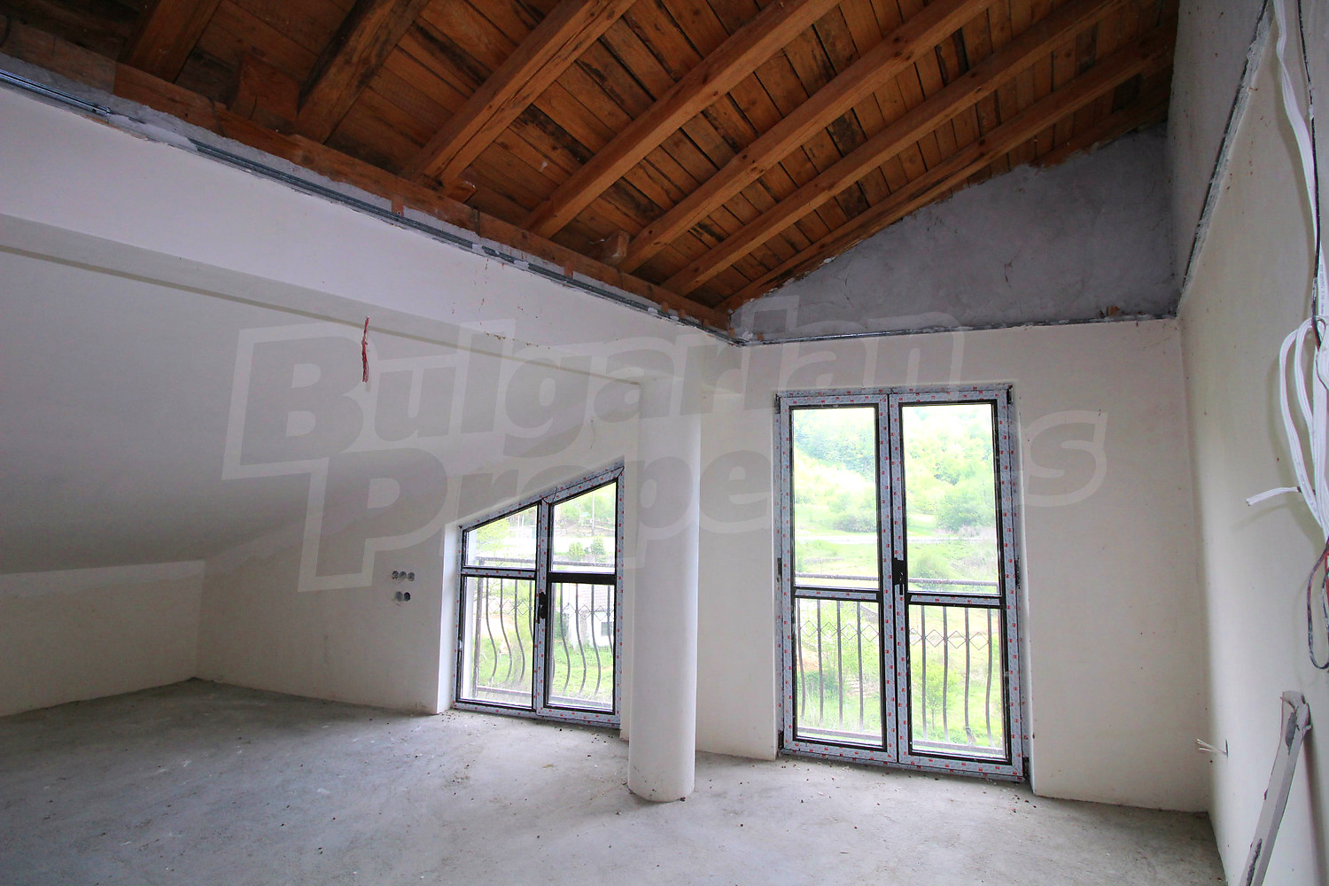 inside, view from balcony
