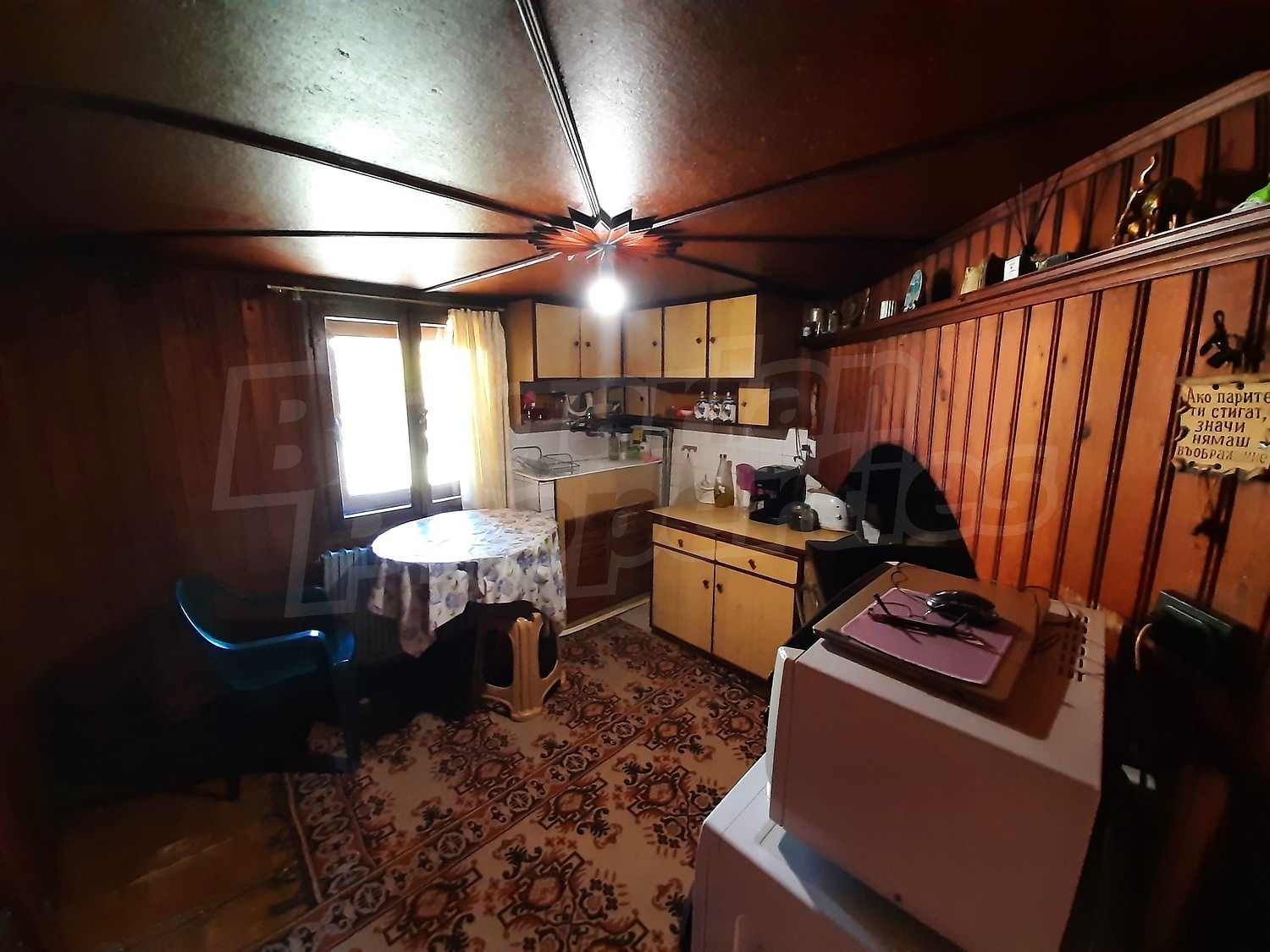 inside, kitchen, furnished
