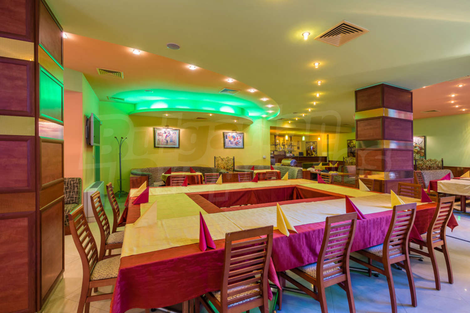 inside, furnished