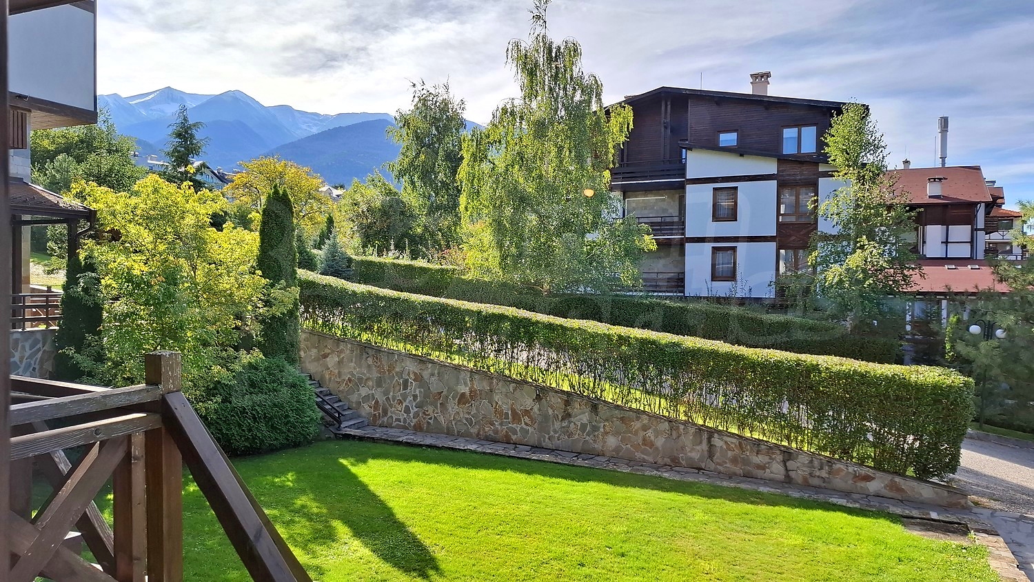 outside, garden, mountain, green area