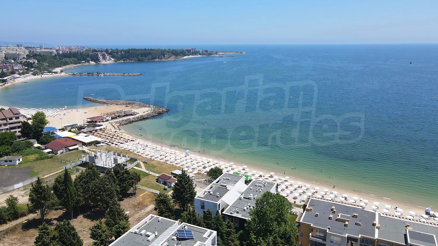 outside, sea, green area