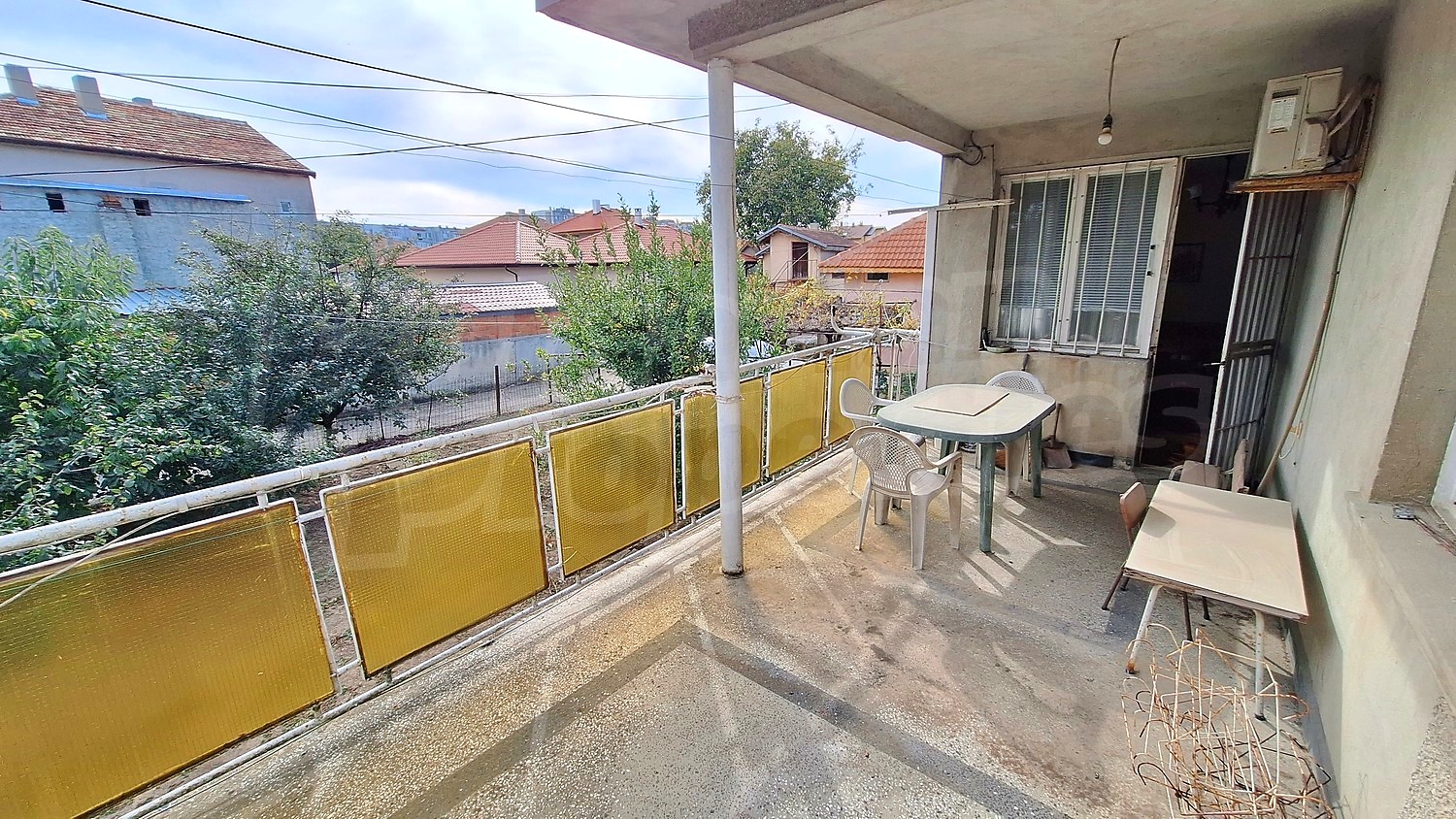 balcony, outside, view from balcony