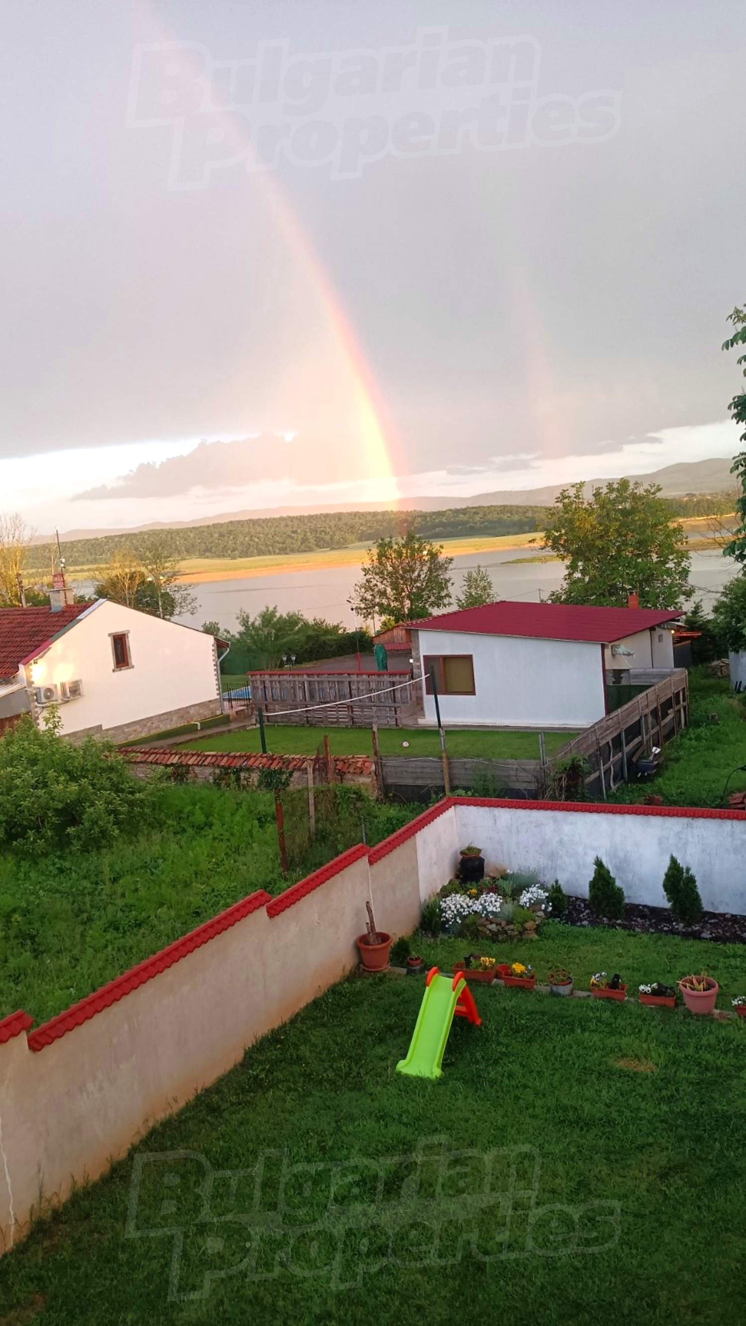 outside, garden, green area, view from balcony