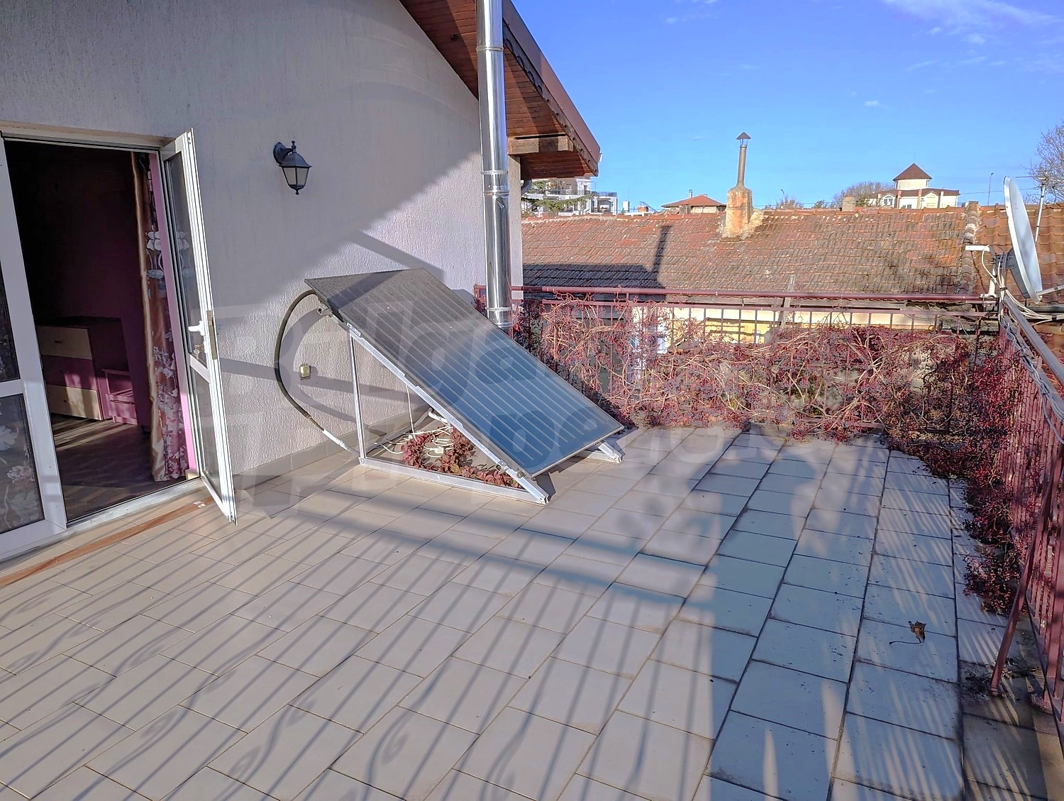 balcony, outside, view from balcony