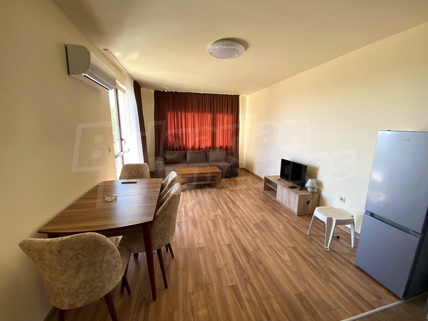 inside, living room, furnished