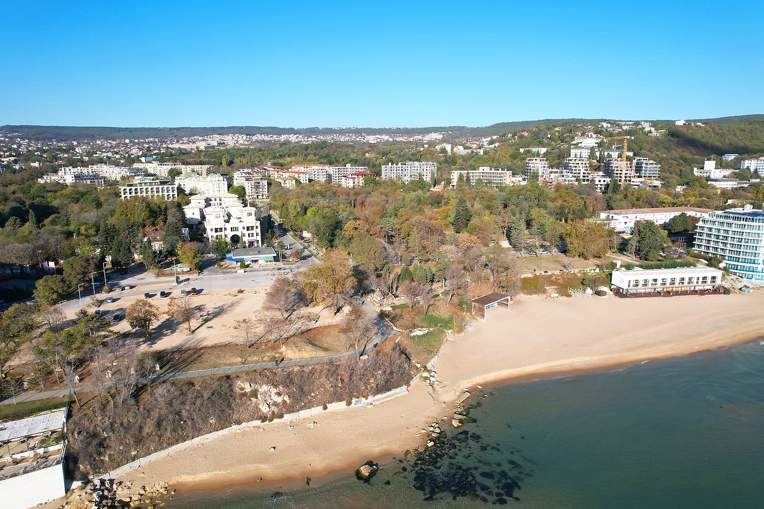 outside, sea, green area