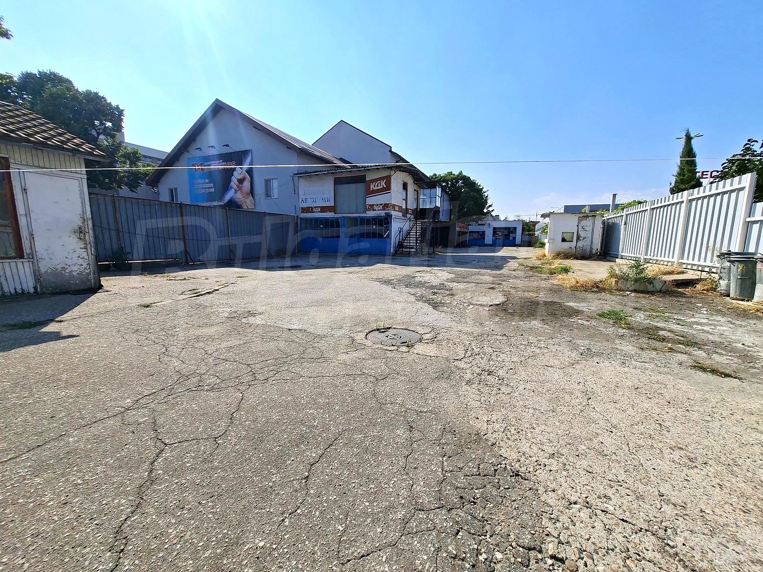 outside, parking