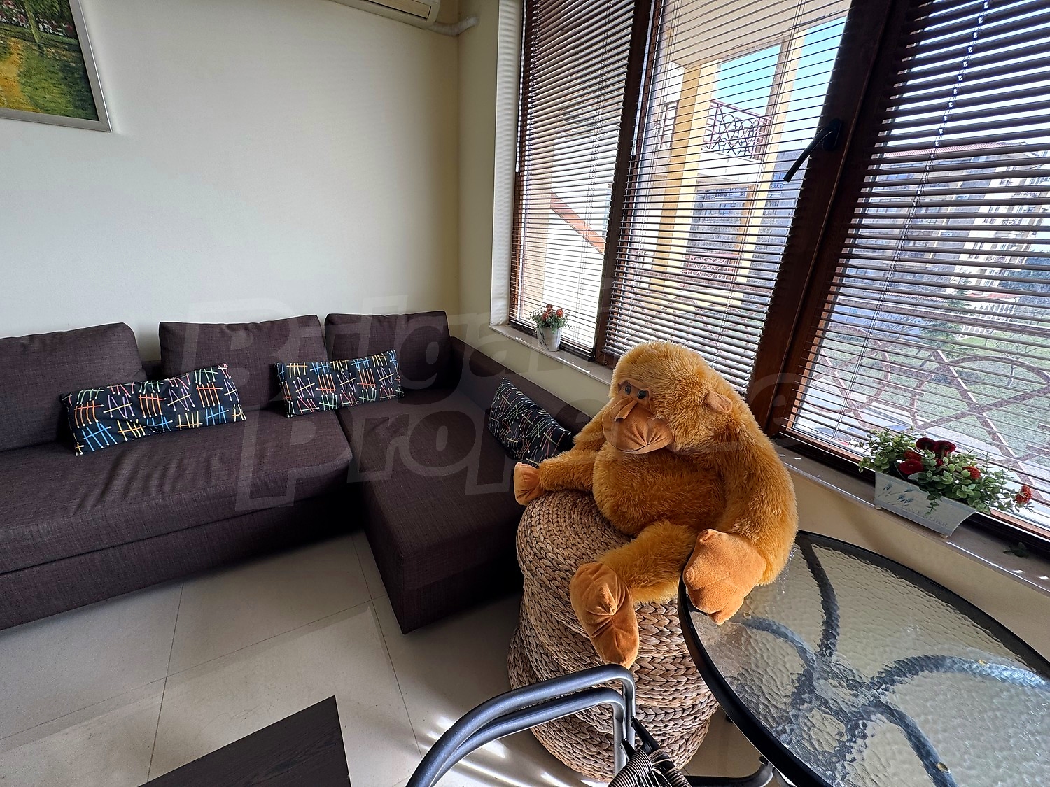 inside, living room, balcony, furnished