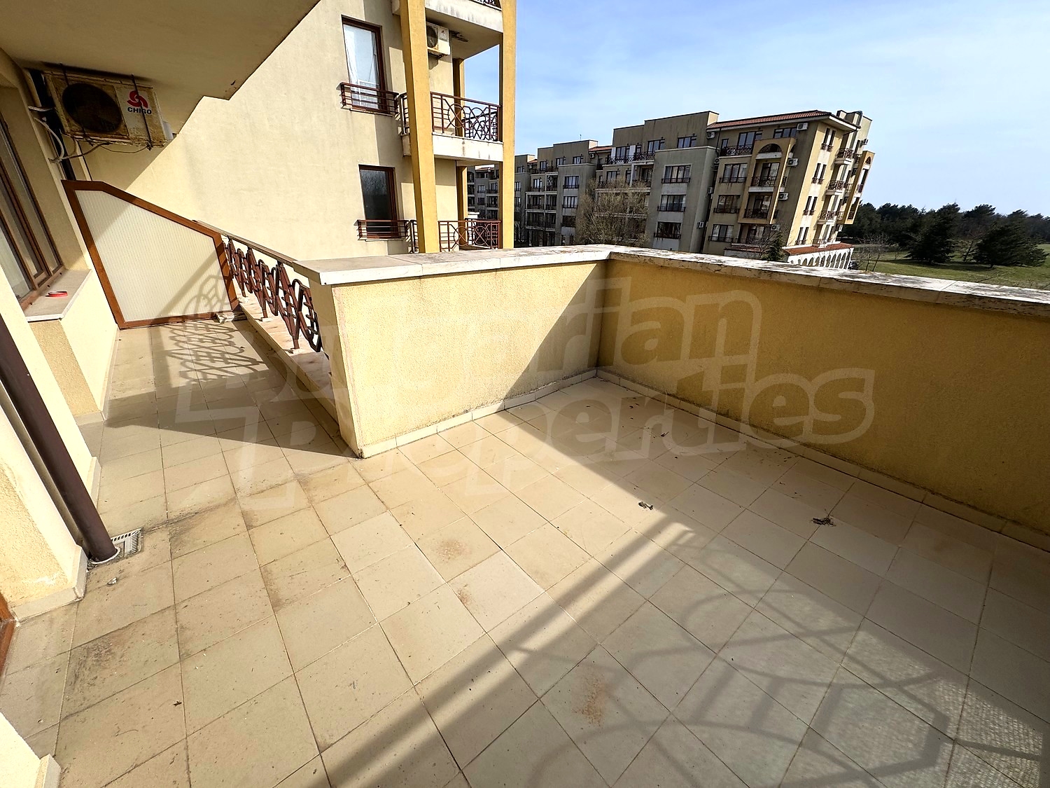balcony, outside, view from balcony