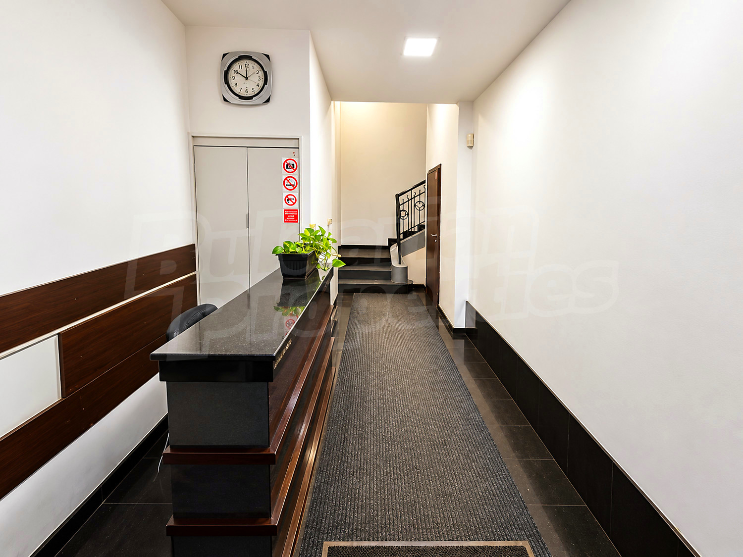 inside building entrance