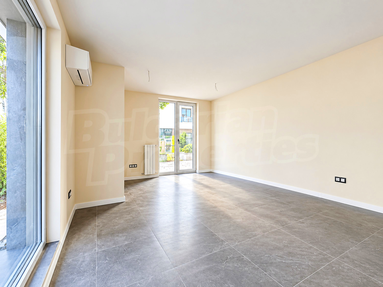 inside, living room, facade