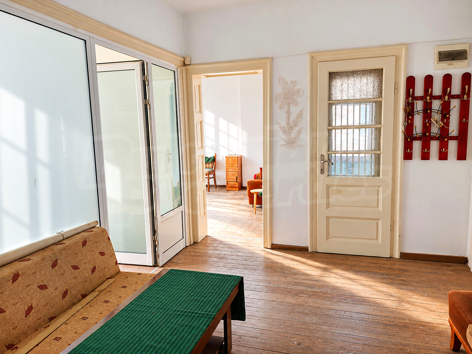 inside, furnished