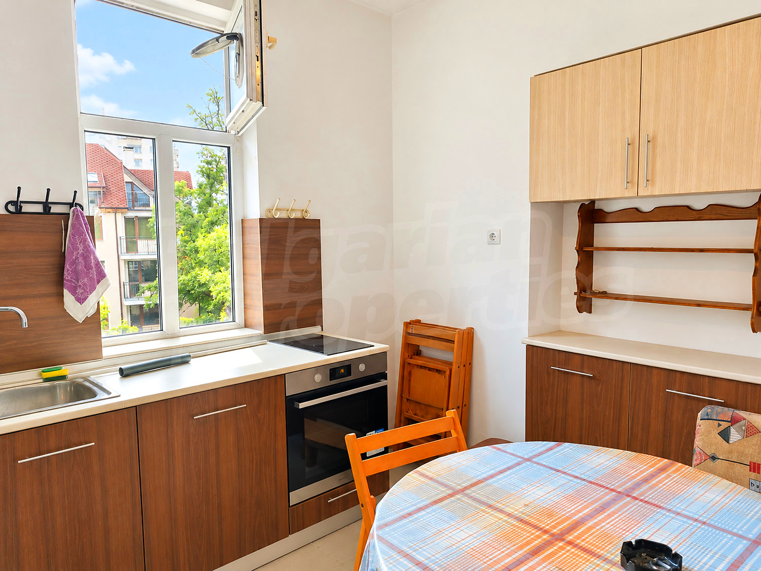 inside, kitchen, furnished