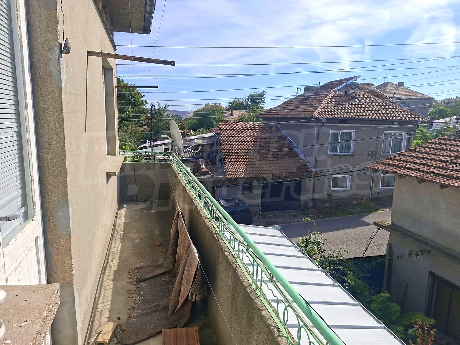 balcony, outside, facade, view from balcony