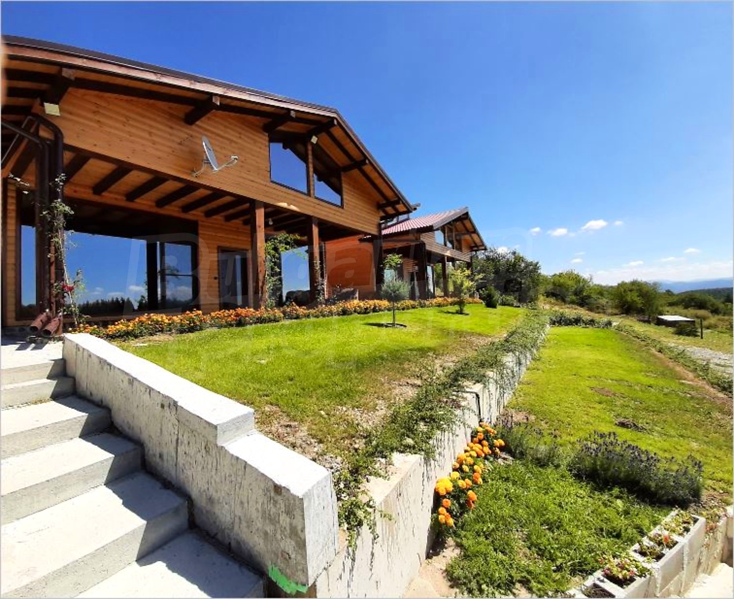 outside, facade, garden, green area