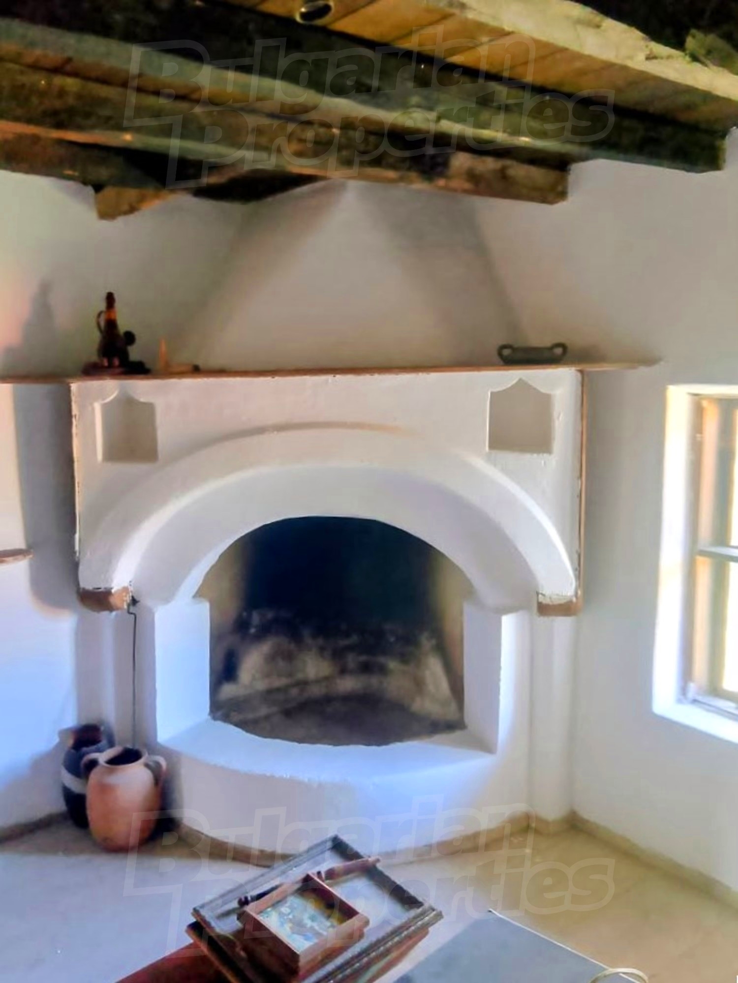 inside, fireplace, furnished