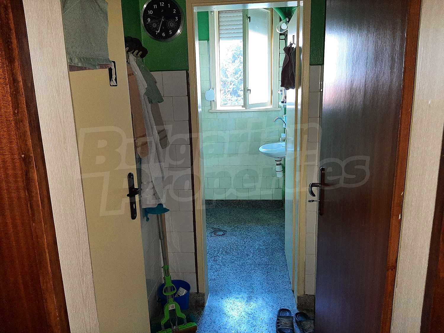 hallway, bathroom