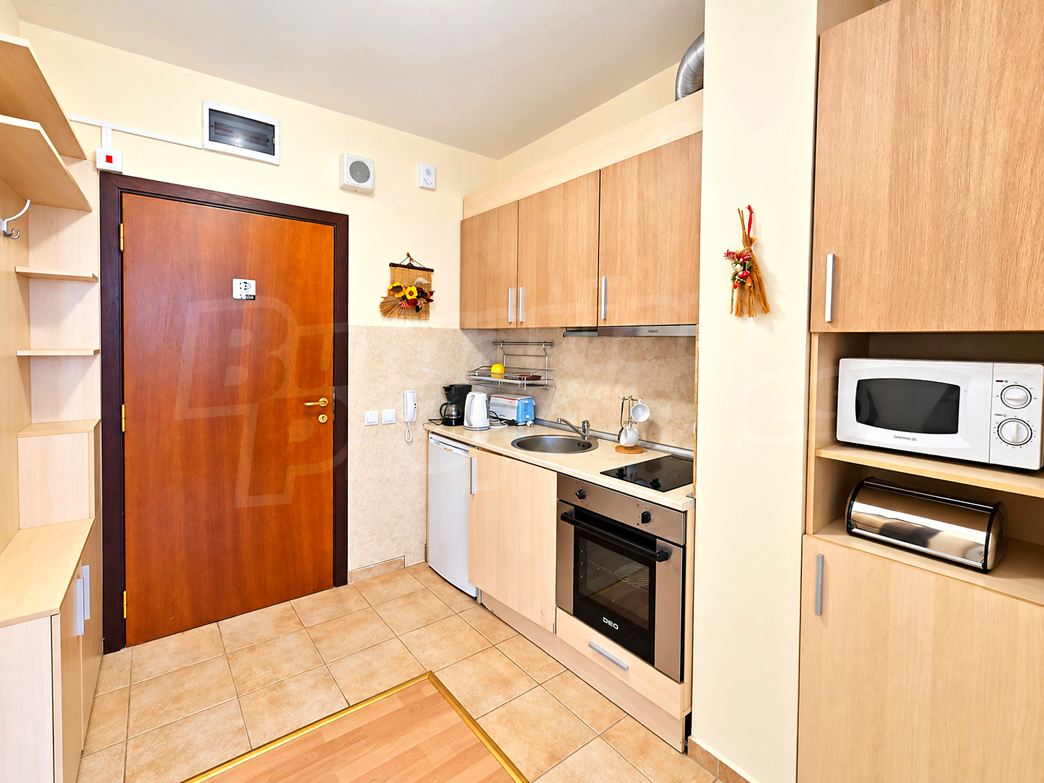 inside, kitchen, furnished