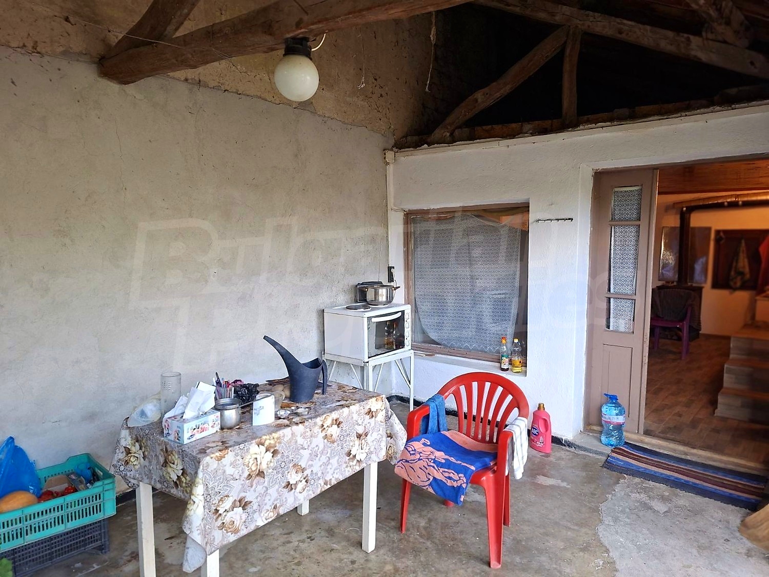 inside, furnished