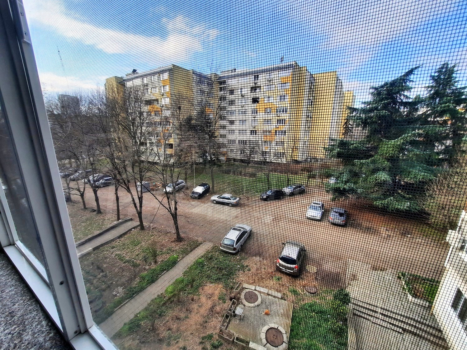 outside, facade, parking