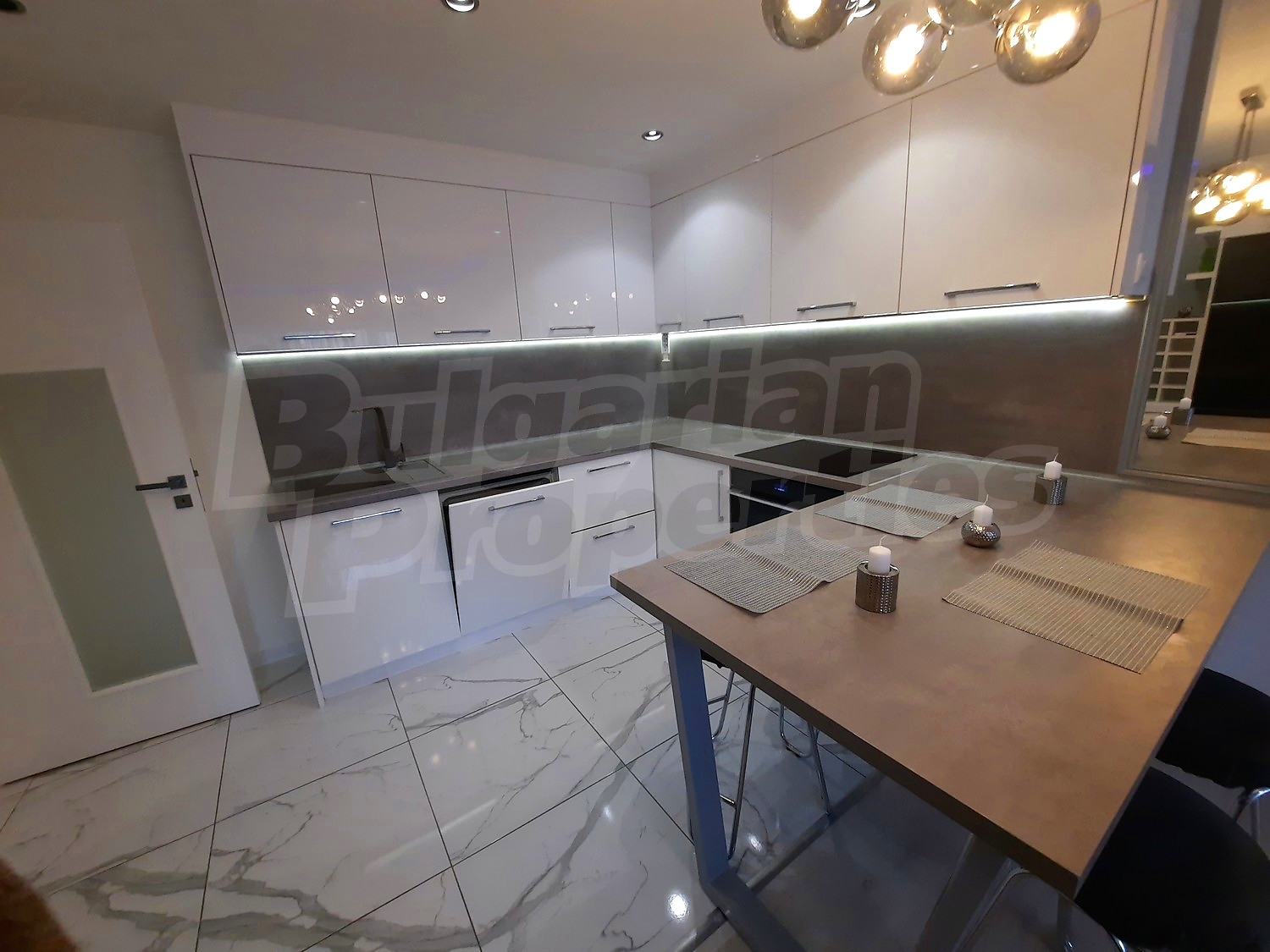 inside, kitchen, furnished