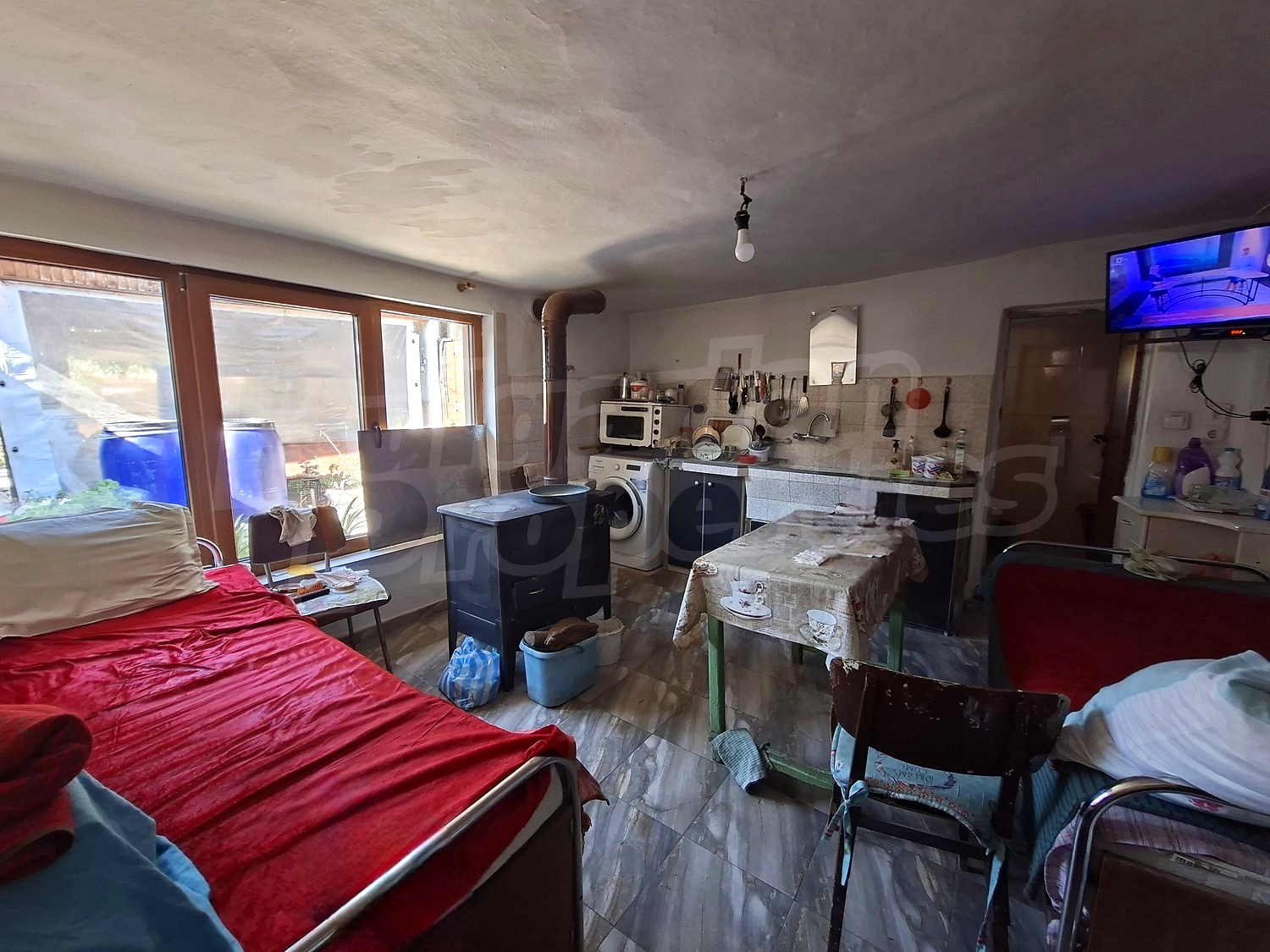 inside, kitchen, furnished