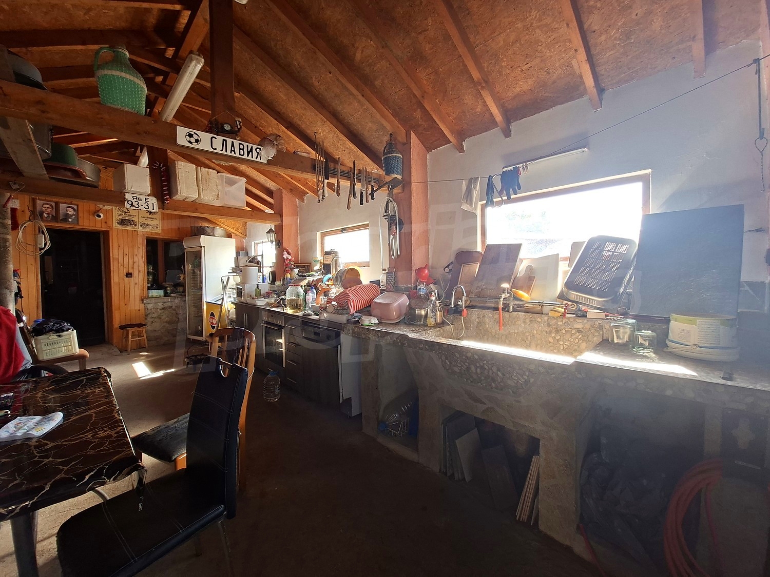 inside, kitchen, furnished