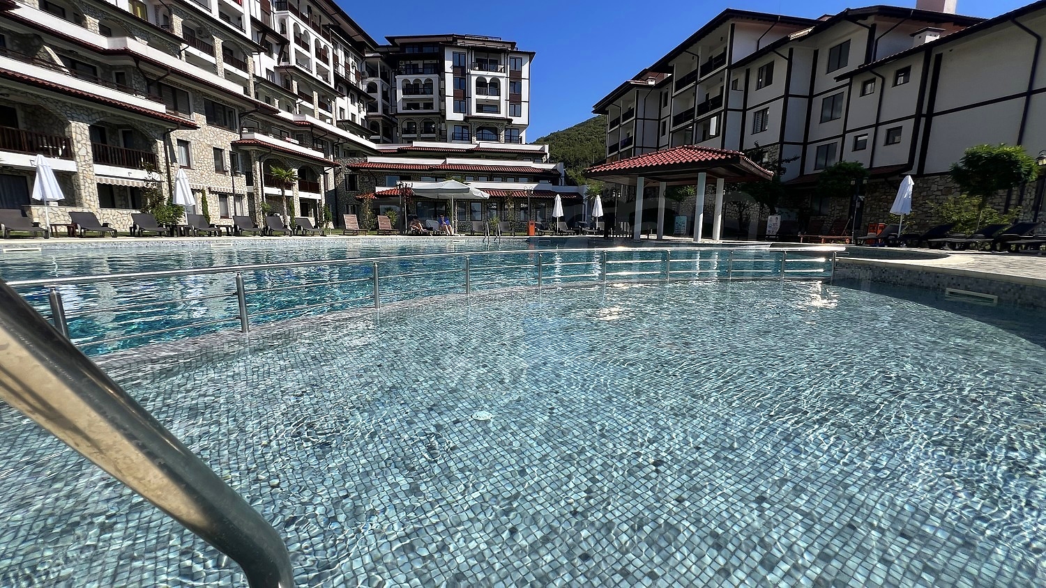 outside, pool, facade