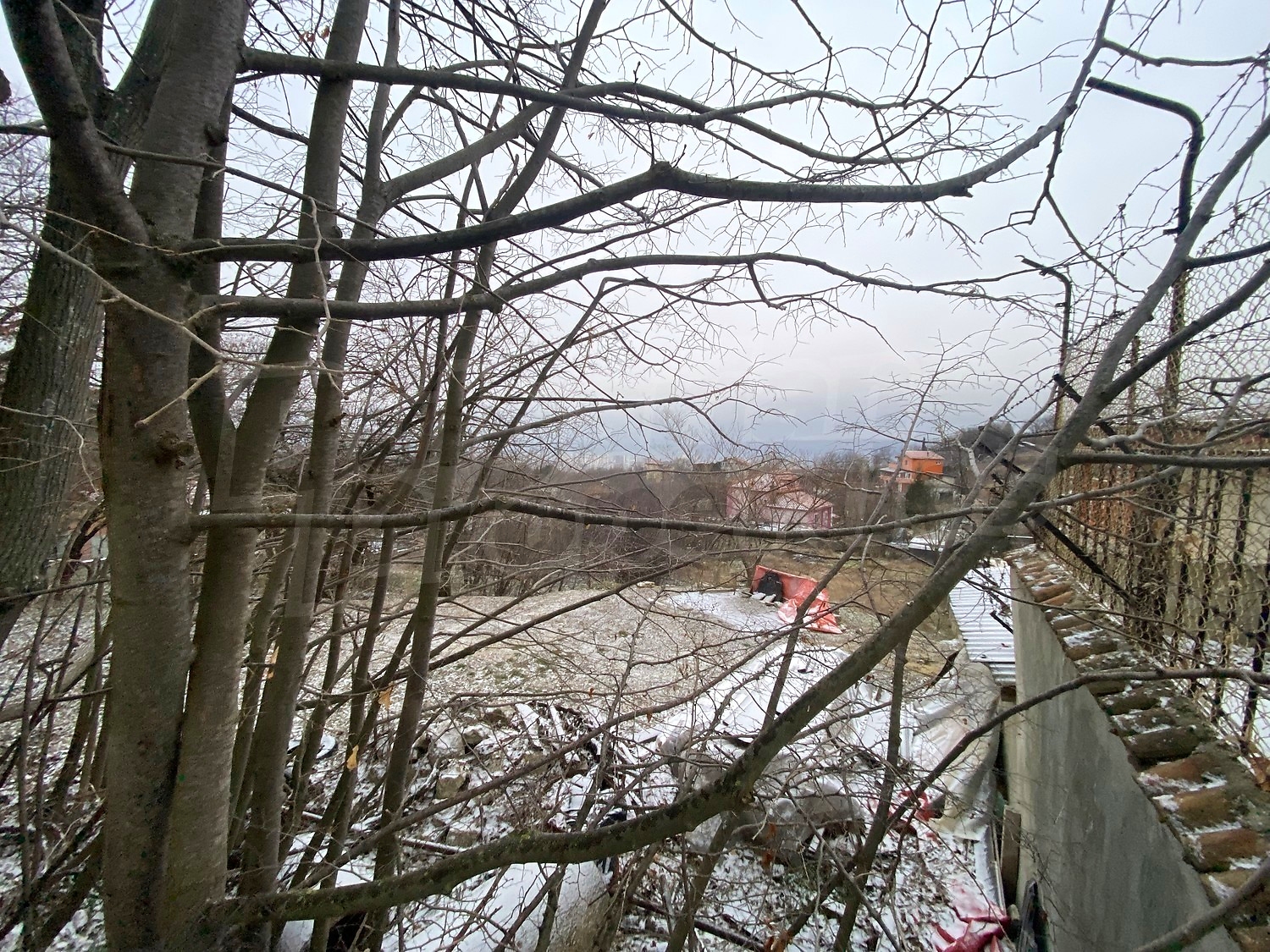 outside, mountain, view from balcony, green area