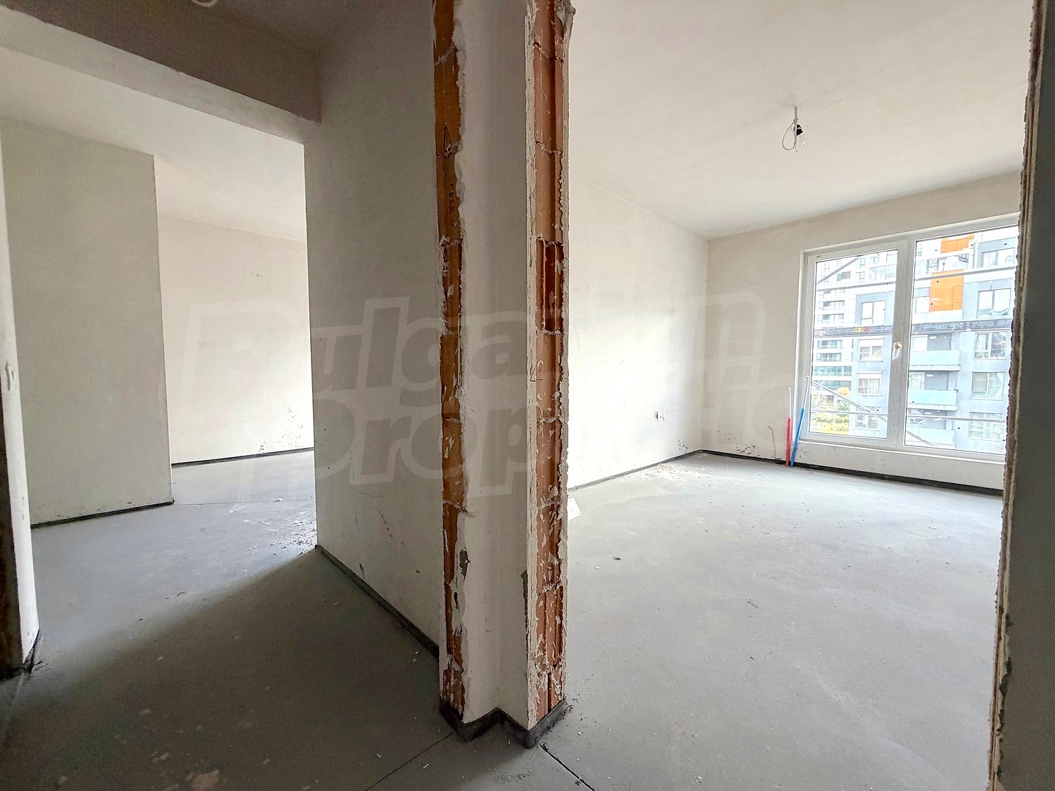 inside, unfurnished