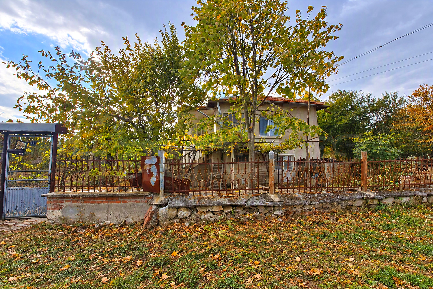 outside, facade, garden, green area