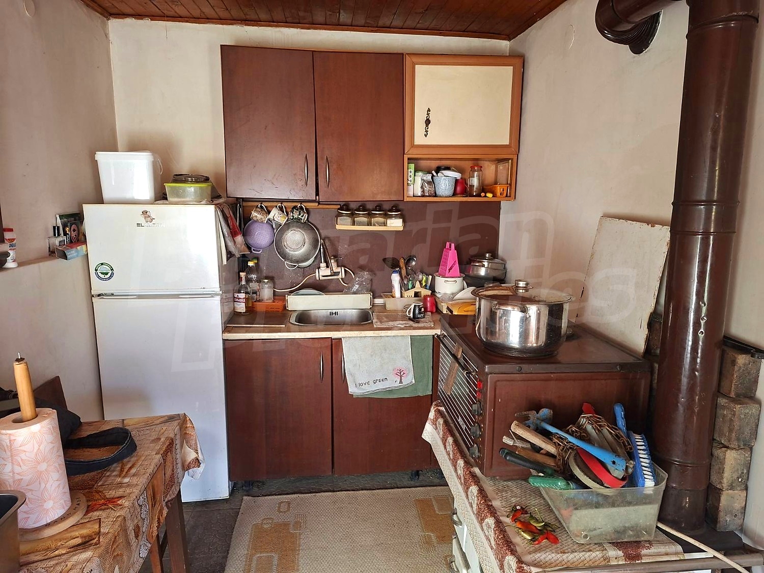 inside, kitchen, furnished