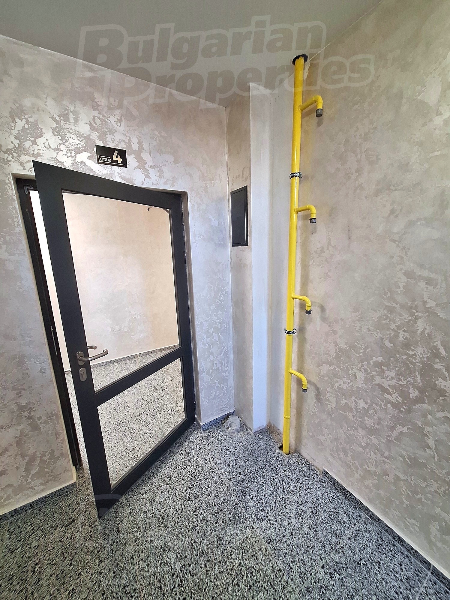 hallway, inside building entrance