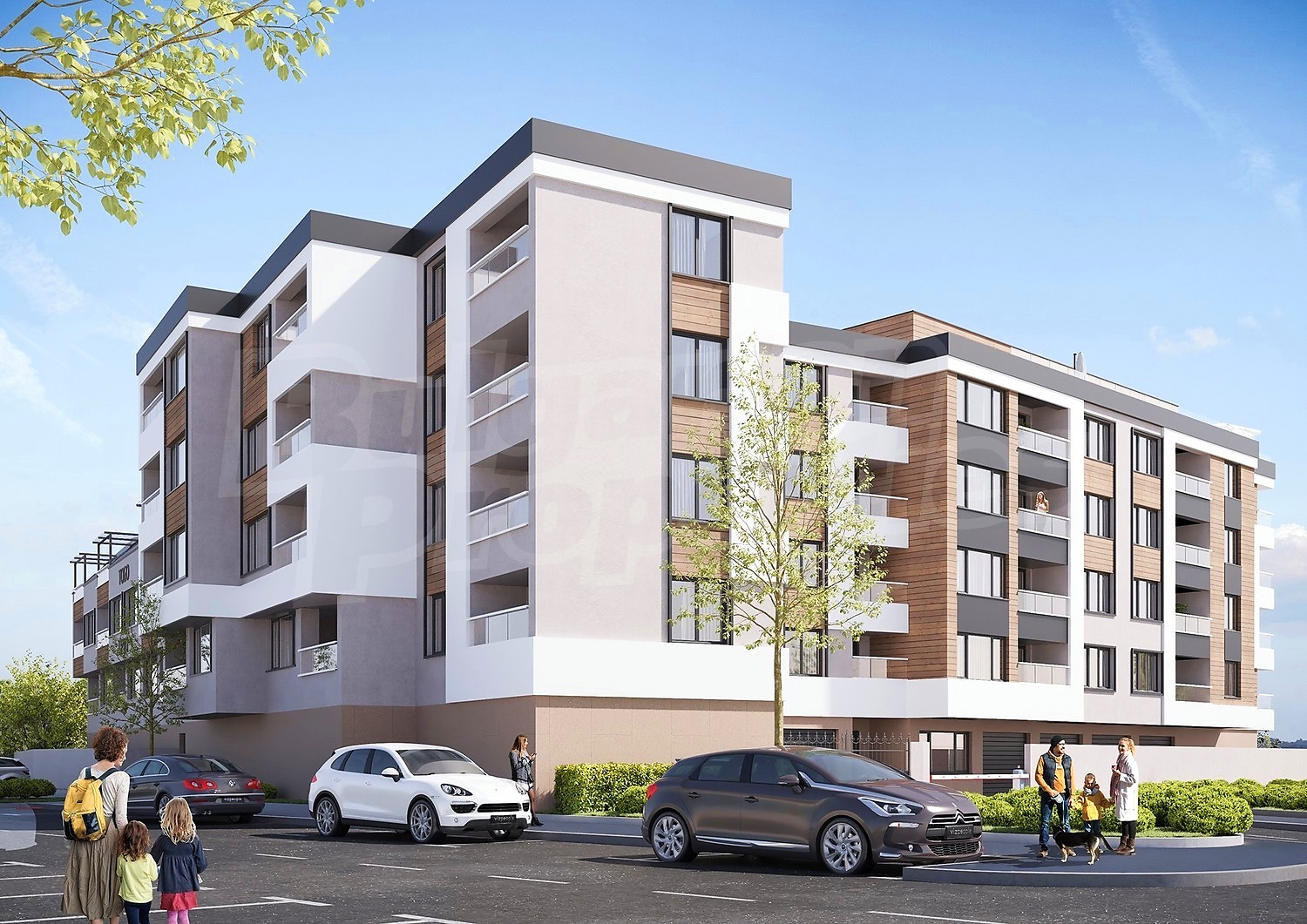 facade, parking, outside