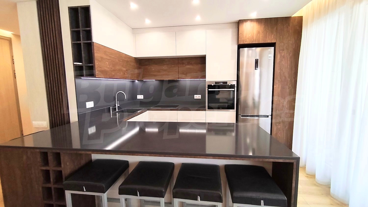 inside, kitchen, furnished