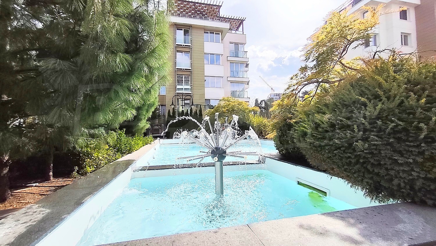 outside, facade, garden, view from balcony