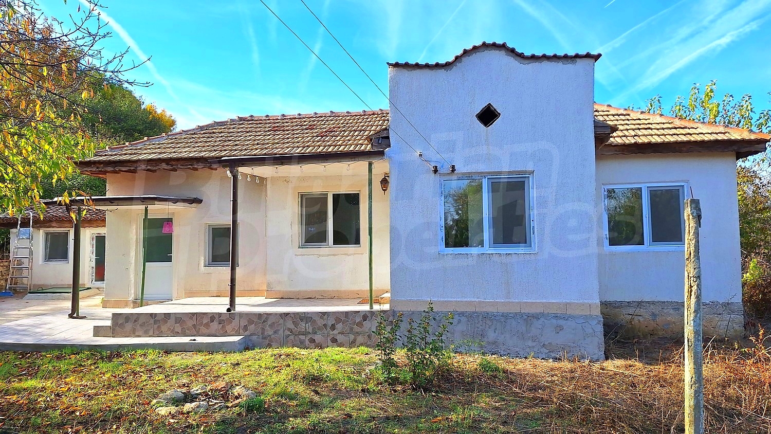 facade, outside, garden