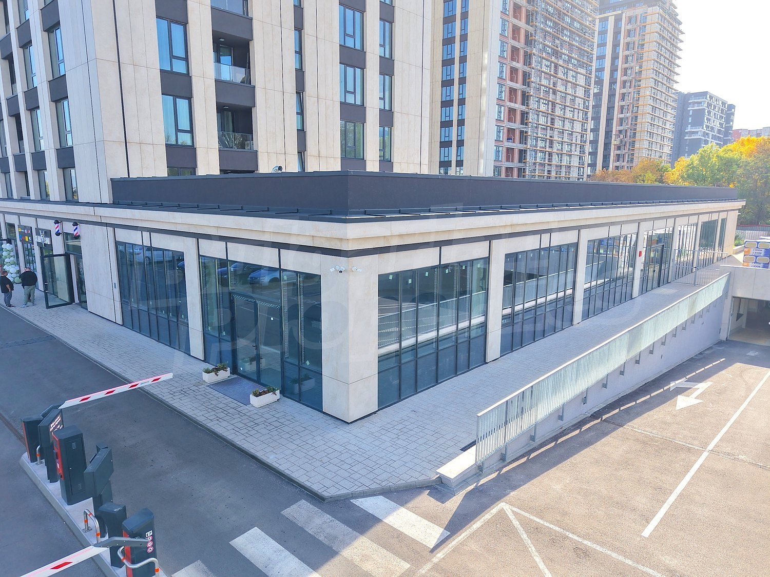 outside, facade, parking