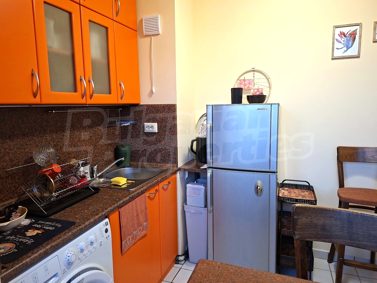 inside, kitchen, furnished